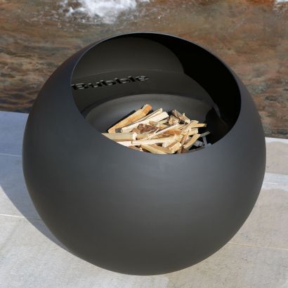 bubble is a wood burning fire pit by focus creation, outdoor