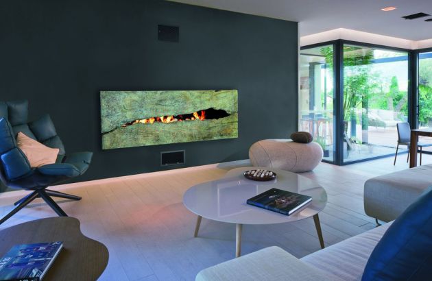 cheminée contemporaine Métafocus 8 à gaz
