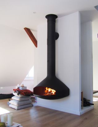 Contemporary designer fireplace Paxfocus