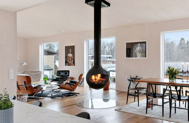 central designer fireplace Batyscafocus