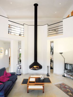 contemporary designer fireplace Paxfocus