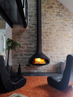 contemporary designer fireplace Paxfocus