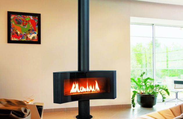 design fireplace stove Curvifocus gas